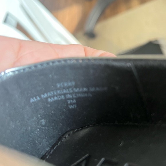 Aerosoles Perry Silver Metallic Mary Jane Ballet Flats Size 7 - Picture 4 of 8